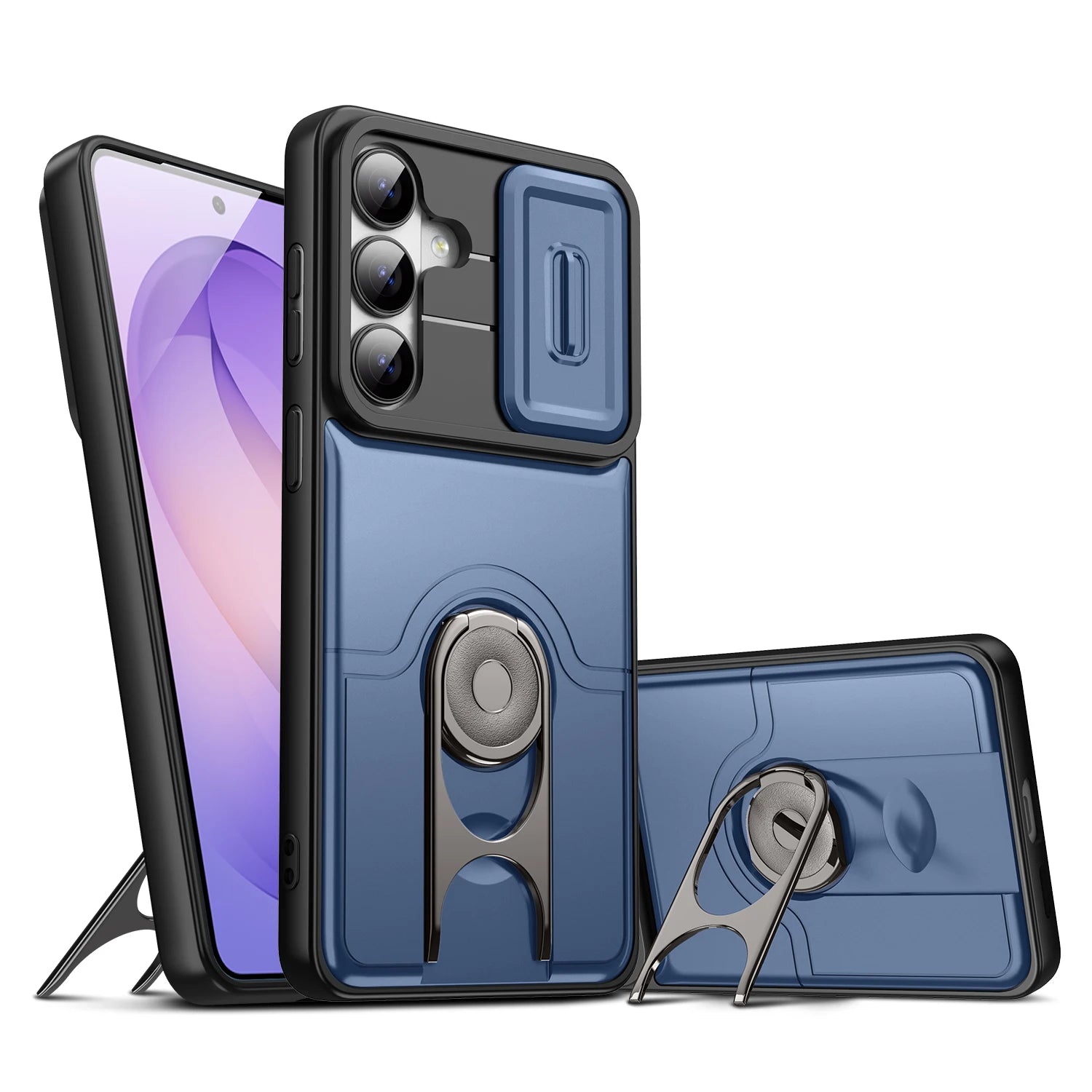 Protective Magnetic Case with Sliding Camera Cover for Galaxy A37