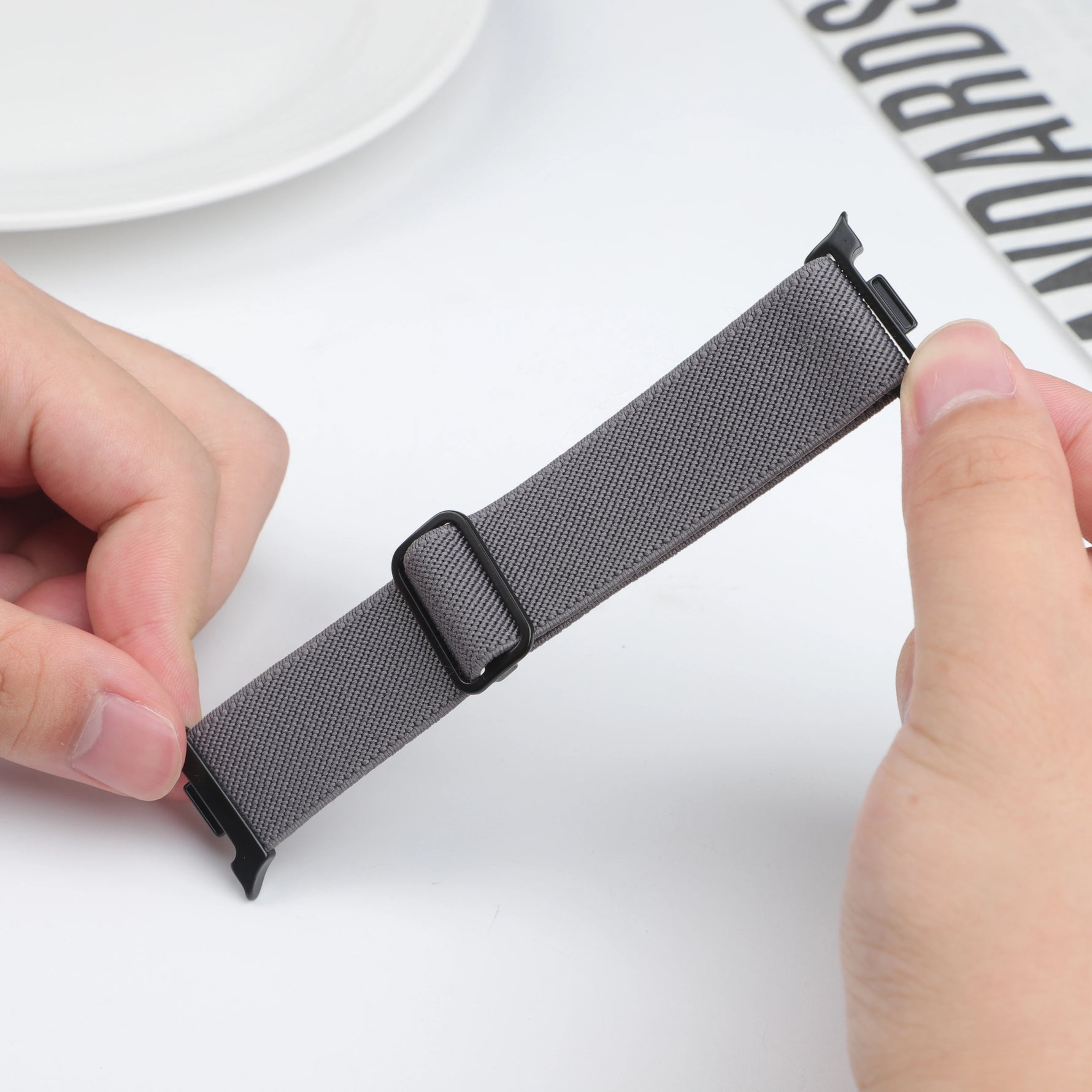 Comfortable Nylon Scrunchie Watch Band for Samsung Galaxy Watch 8 & Galaxy Watch 8 Classic