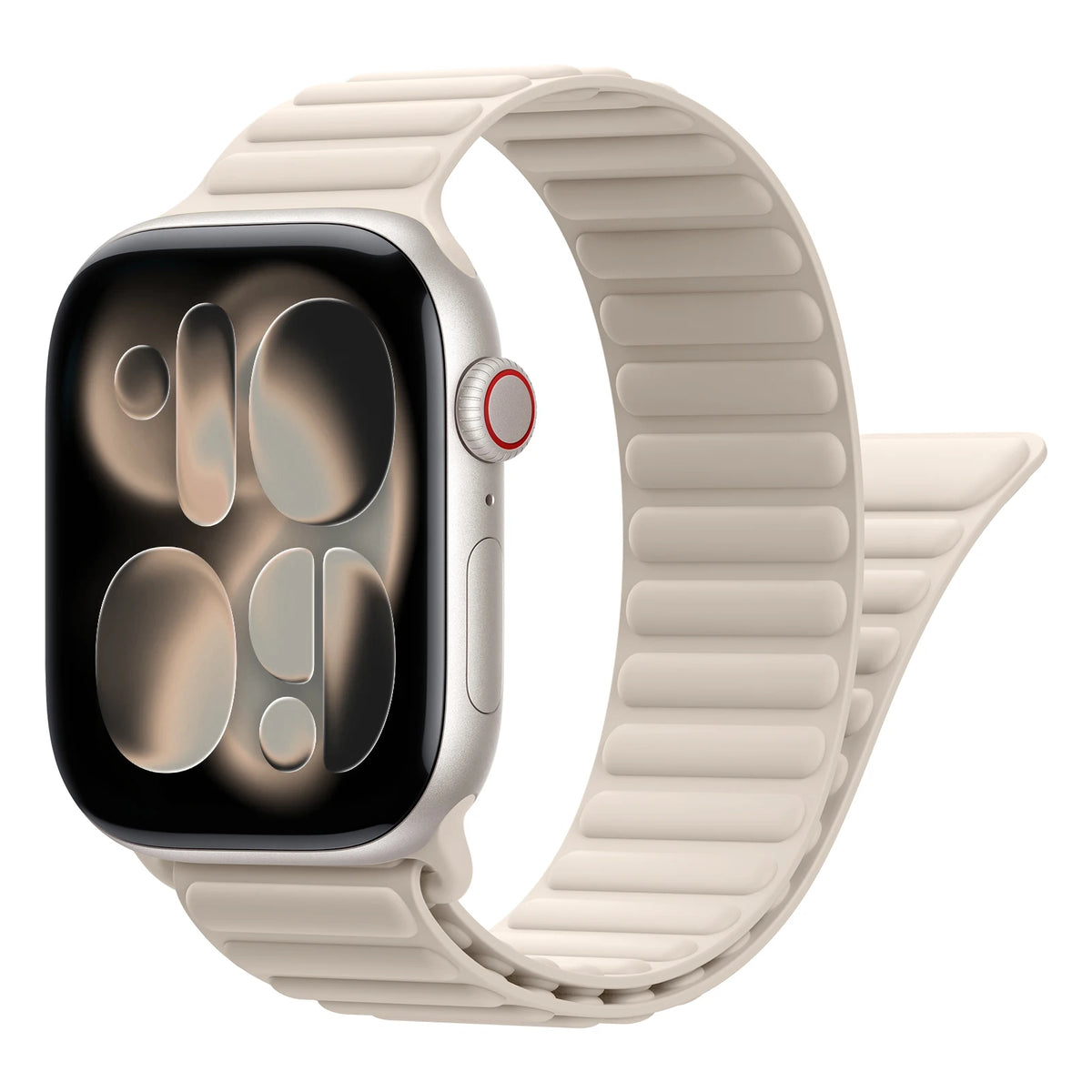 Silicone Magnetic Closure Band with N55 Magnets for Apple Watch