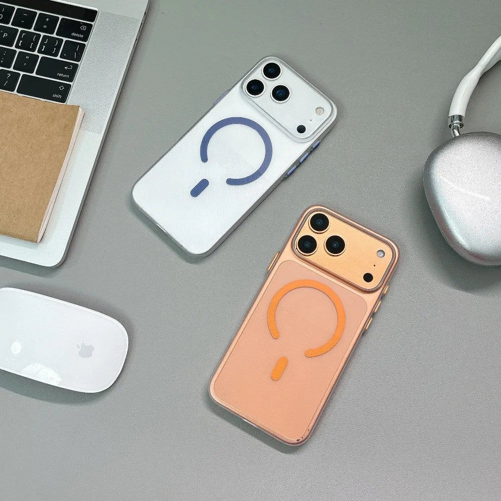 Ultra-Thin Clear MagSafe Case for iPhone 17 Series