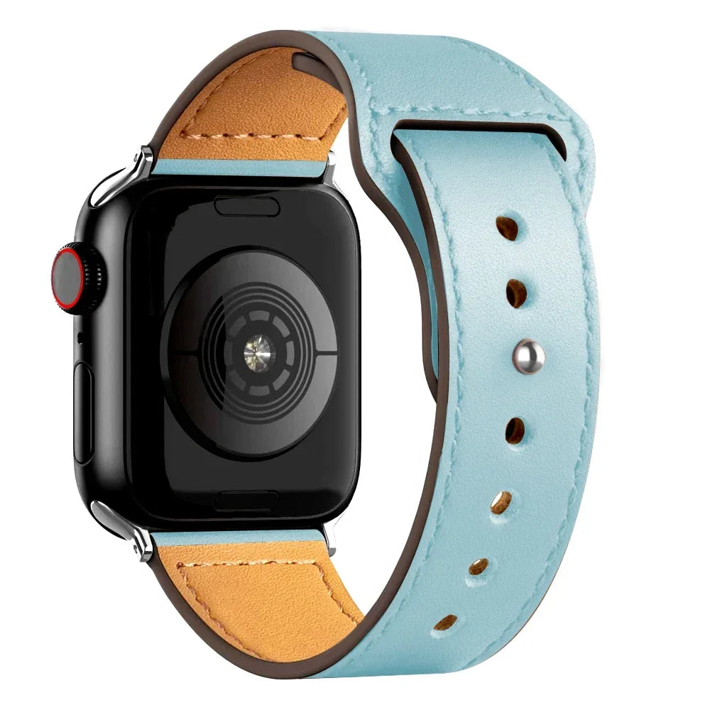 Luxury Genuine Leather Strap for Apple Watch