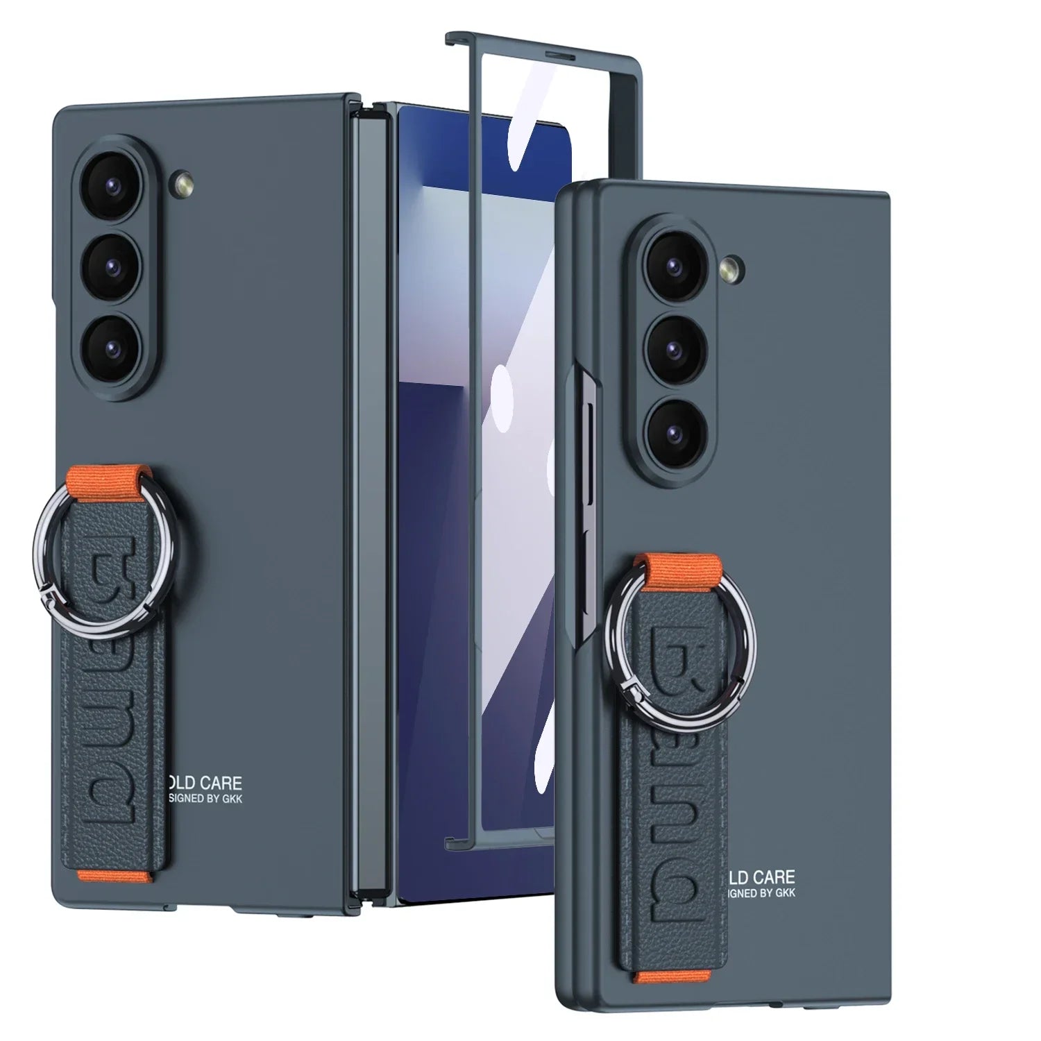 Samsung Galaxy Z Fold7 Protective Case with Elastic Wrist Strap