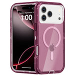 Clear PC+TPU Hybrid Shockproof Case with MagSafe Ring for iPhone 18 Series