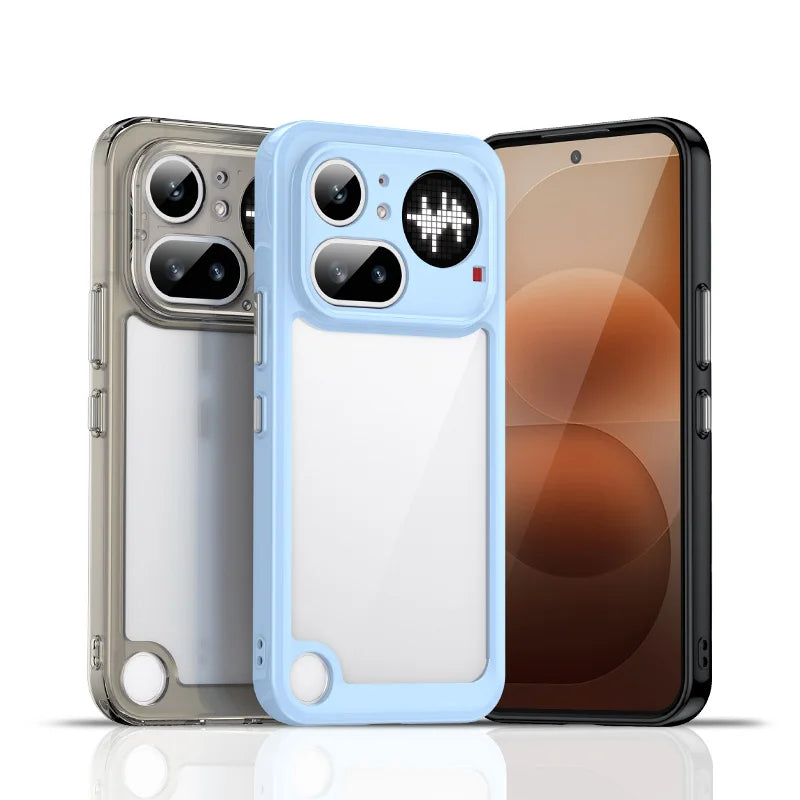 Transparent Colorful TPU Protective Cover for Nothing Phone 4a / 4a Pro