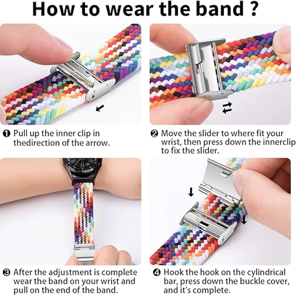 Durable Braided Strap for Samsung Galaxy Watch 8 / Galaxy Watch 8 Classic