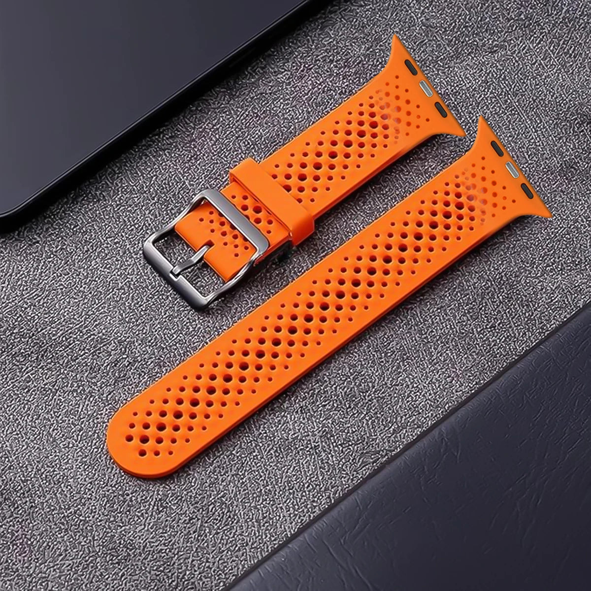 Durable Silicone Strap for Apple Watch