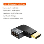 CABLETIME Left-Angle HDMI 2.1 Converter Adapter