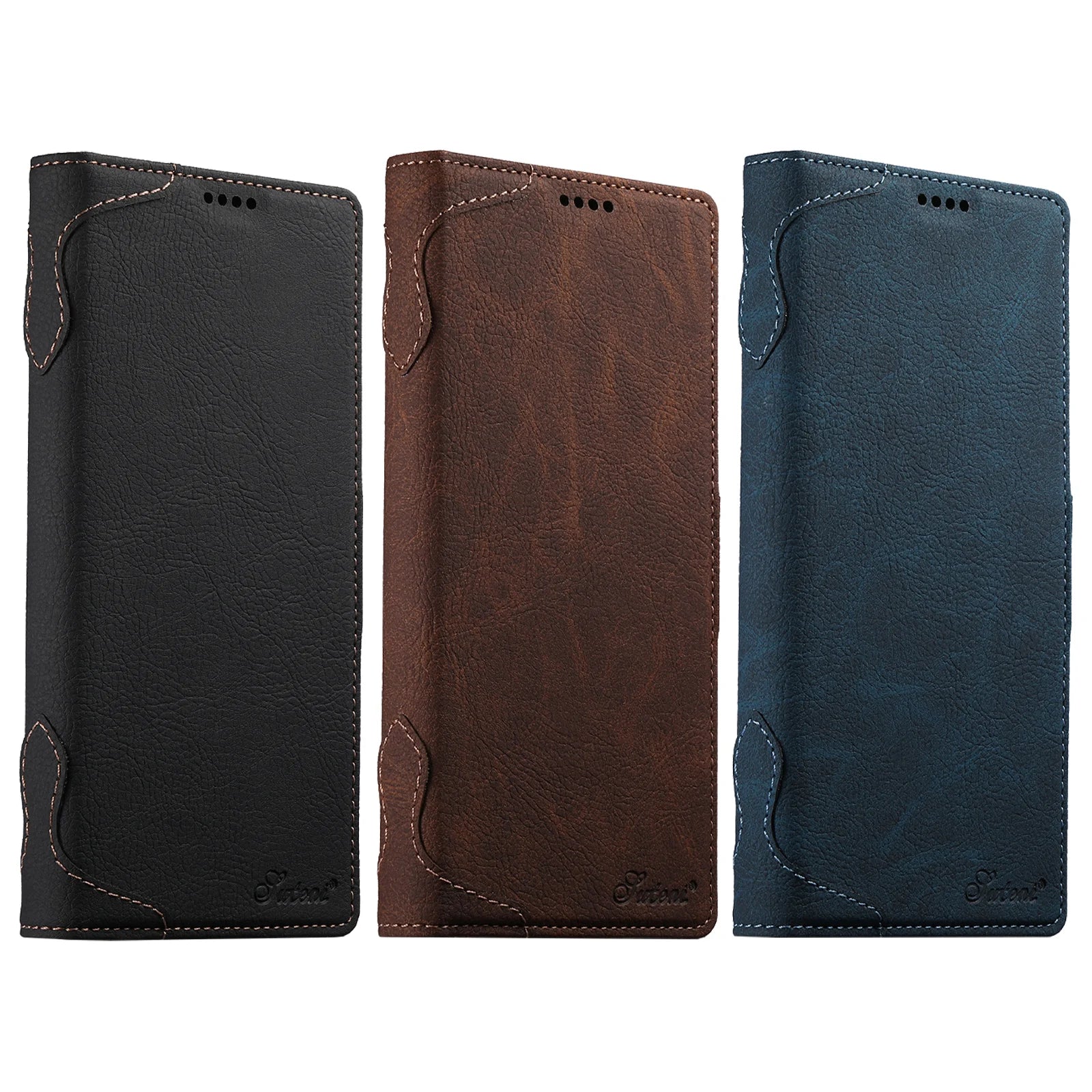 Lychee Grain Leather Case with Stand for Samsung Galaxy S26 Ultra