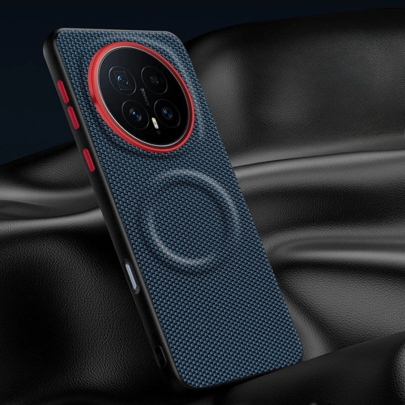 Nylon Woven Leather Magnetic Case for Honor Magic 8 / 8 Pro