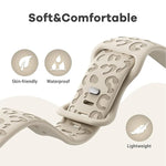 Engraved Silicone Strap for Samsung Galaxy Watch 7