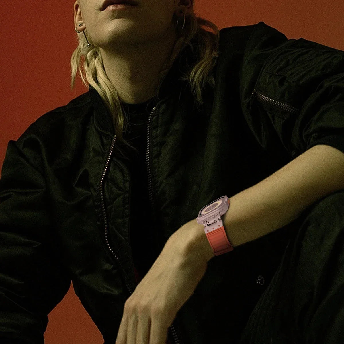 Heavy-Duty Silicone Sport Strap for Apple Watch