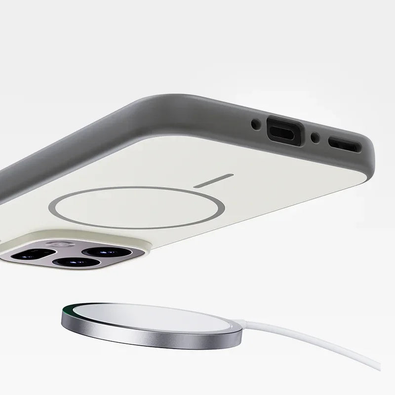 Matte PC Magnetic Case with Circular Magnetic Ring for OPPO Find X9 Series