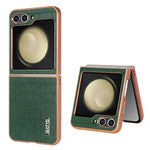 Skin-Feel Crocodile Texture Shockproof Case for Samsung Galaxy Z Flip 6