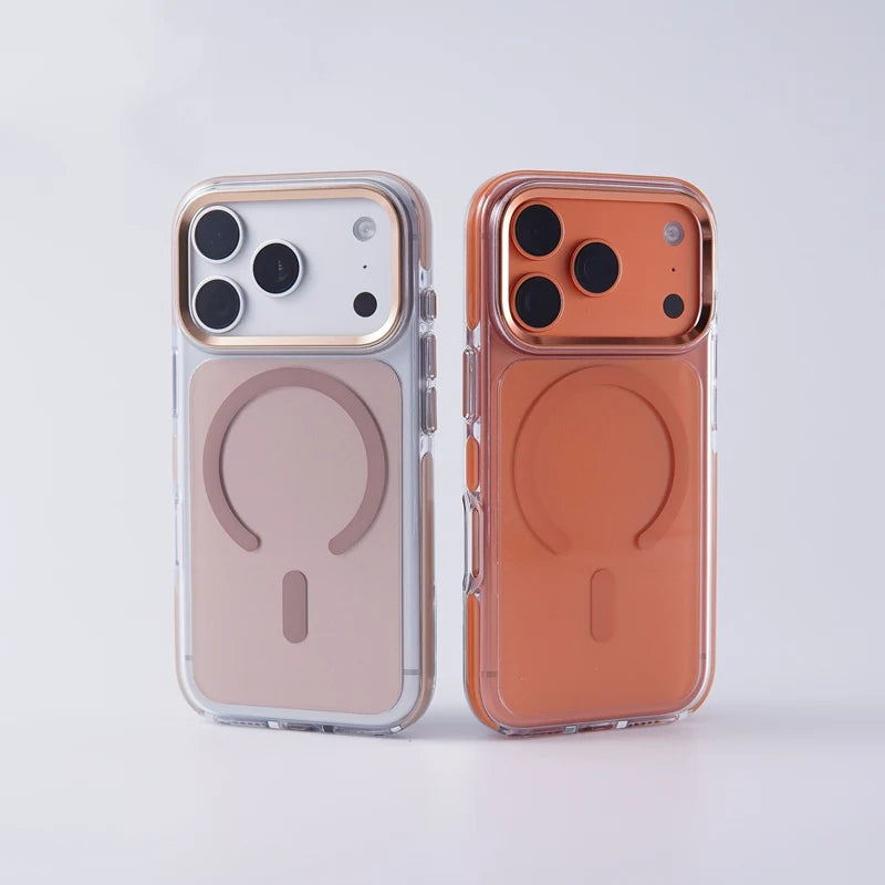 Shockproof MagSafe Case with Metal Lens Guard for iPhone 17 Pro & iPhone 17 Pro Max