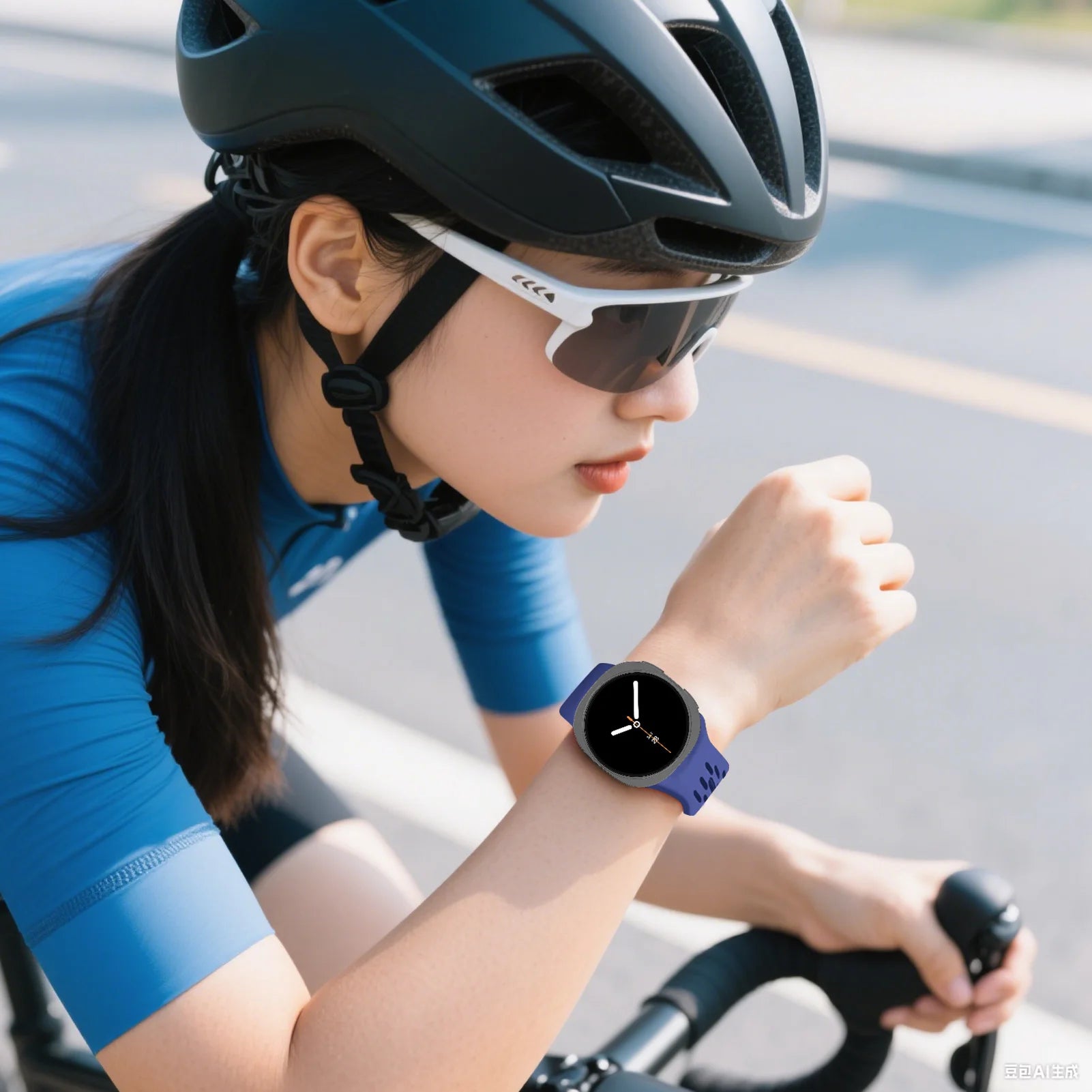 Breathable Rubber Replacement Strap for Samsung Galaxy Watch 8 / Galaxy 8 Classic