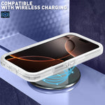 iPhone 16 Series Hard PC + TPU Transparent Armor Shockproof Defender Case