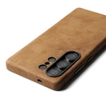 Premium Retro Sheepskin Leather Case for Samsung Galaxy S26 Ultra