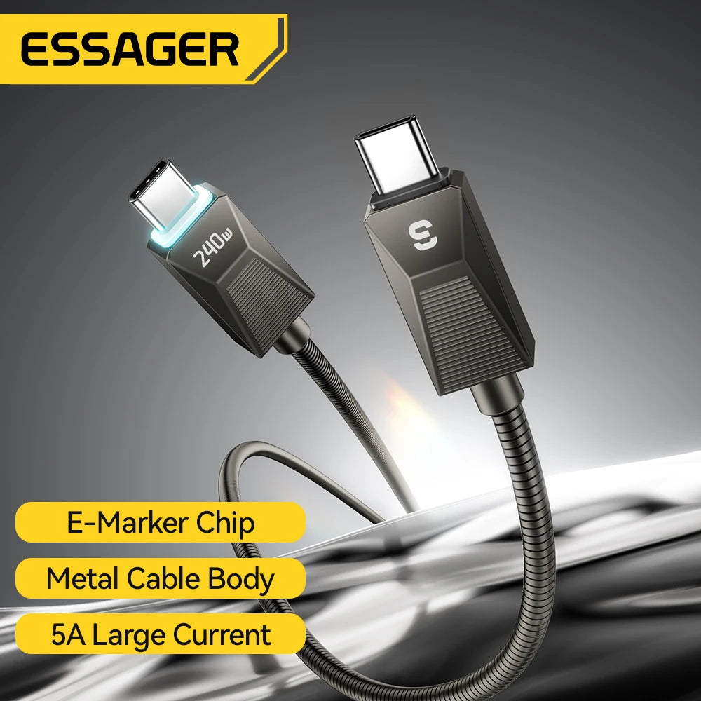 Essager 240W Super Fast USB-C Cable