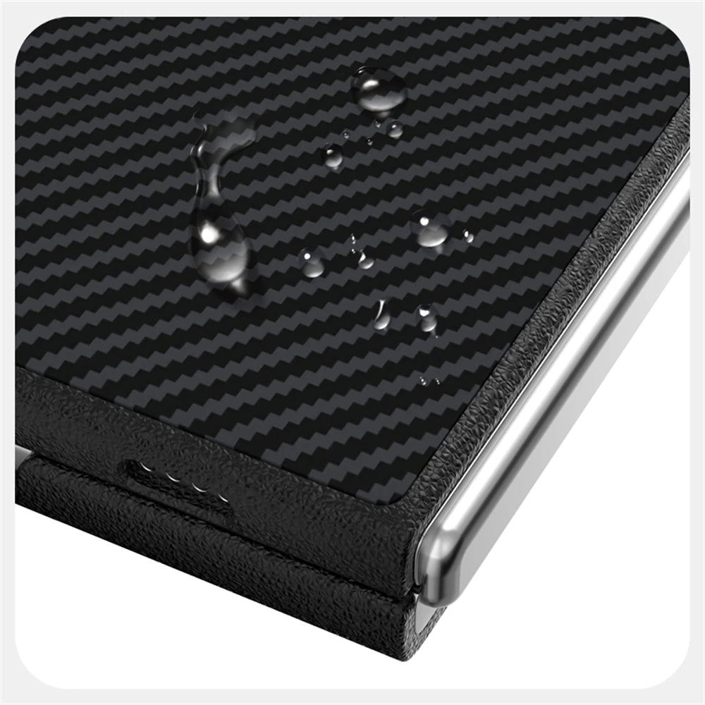 Fiber Texture Matte MagSafe Case with Shockproof Protection for iPhone Duo