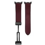 Hybrid Leather Silicone Bracelet for Samsung Galaxy Watch 8 / Galaxy Watch 8 Classic