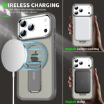 Anti-Glare Frosted MagSafe Protective Case with Kickstand for iPhone 17 Series