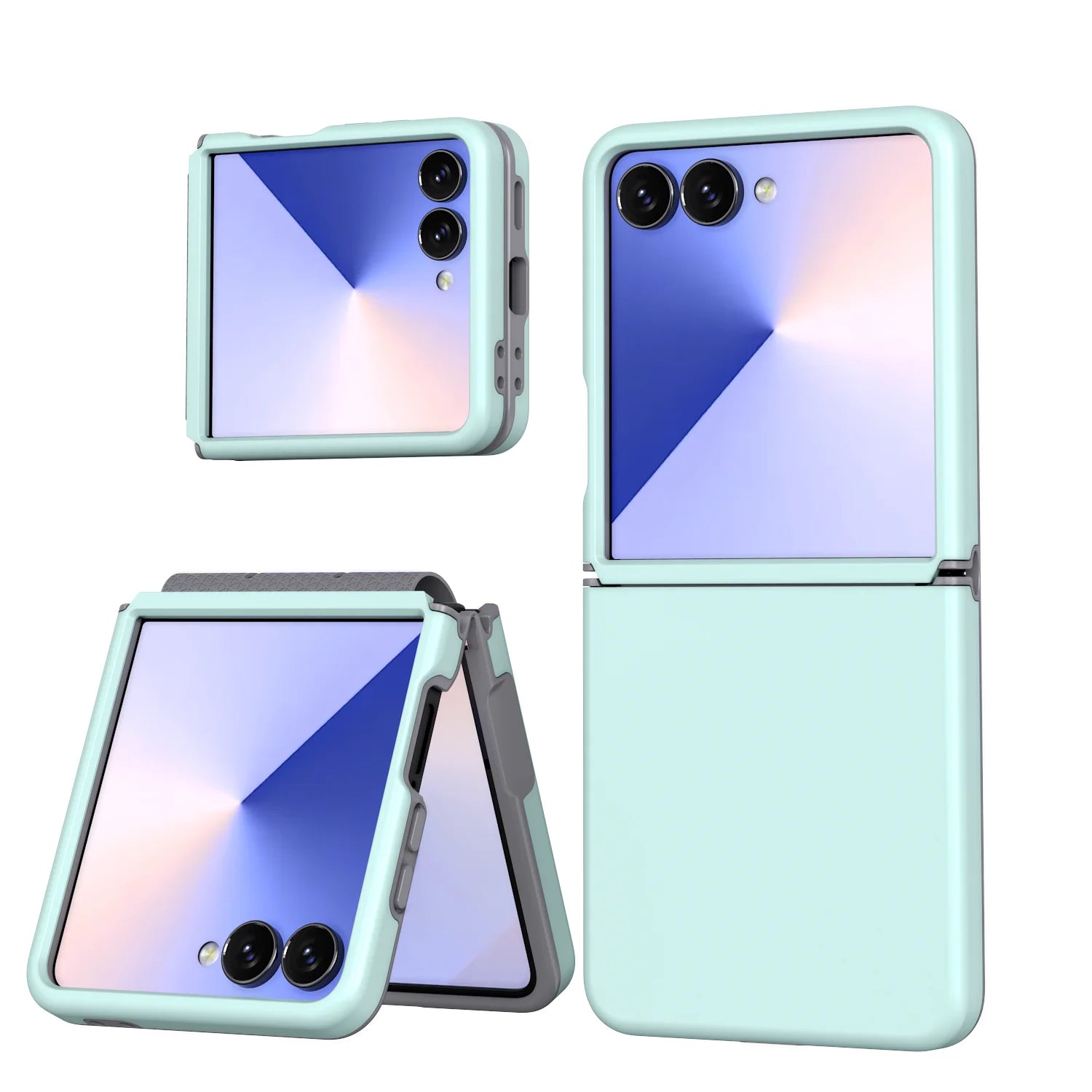 Cute Candy Color PC Shockproof Case for Samsung Galaxy Z Flip 7