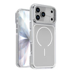 Luxury Two-Tone Clear Hybrid MagSafe Case for iPhone 17 Series