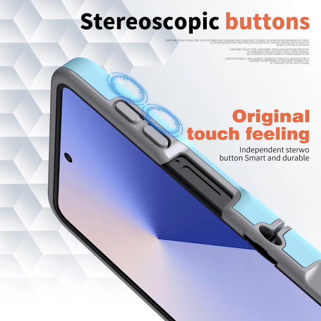 Samsung Galaxy Z Flip 7 Matte Skin Feel Shockproof Case