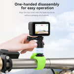 TELESIN Quick Release Silicone Adjustable Mini Bracket for Action Cameras