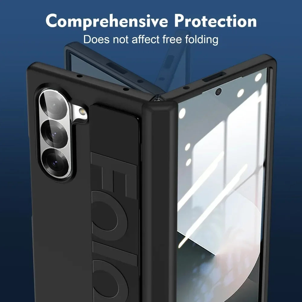Soft Wrist Strap Bumper Case for Samsung Galaxy Z Fold 8 Ultra