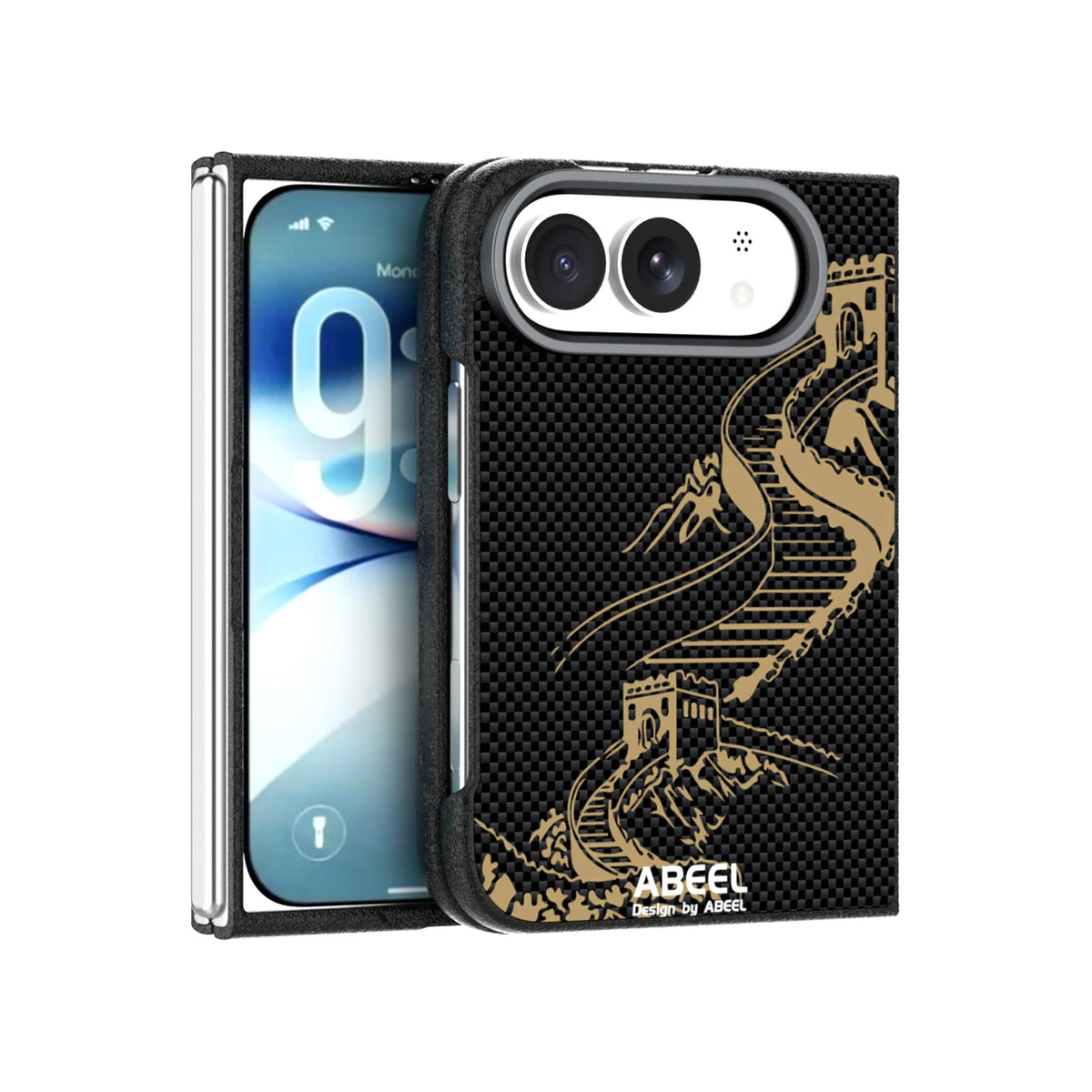 Carbon Fiber MagSafe Case with Raised Camera Protection for iPhone Duo