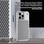 Shockproof Aluminum Metal Bumper Shell with Perfume Cooling Design for iPhone 16 Series