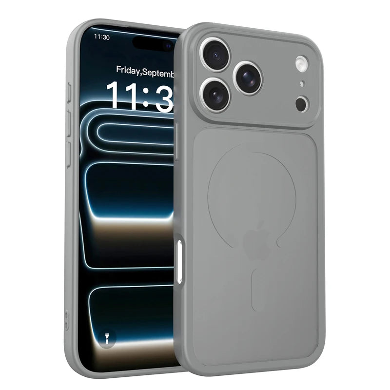 Matte Anti-Fingerprint MagSafe Case with Drop Protection for iPhone 18 Series