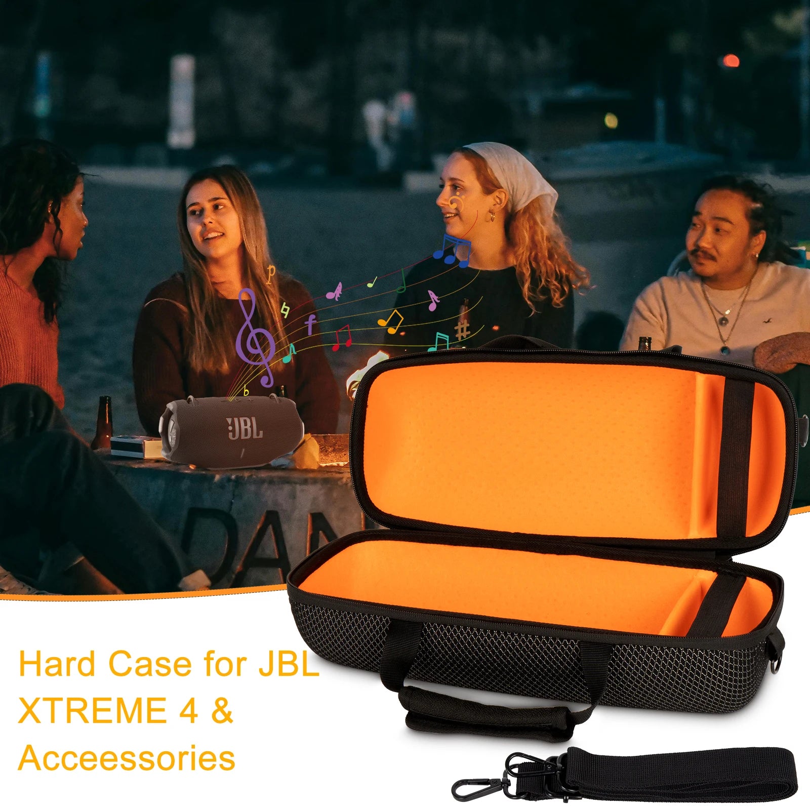 Hard EVA Storage Case Travel Carrying Box for JBL Xtreme 4 Wireless Speaker