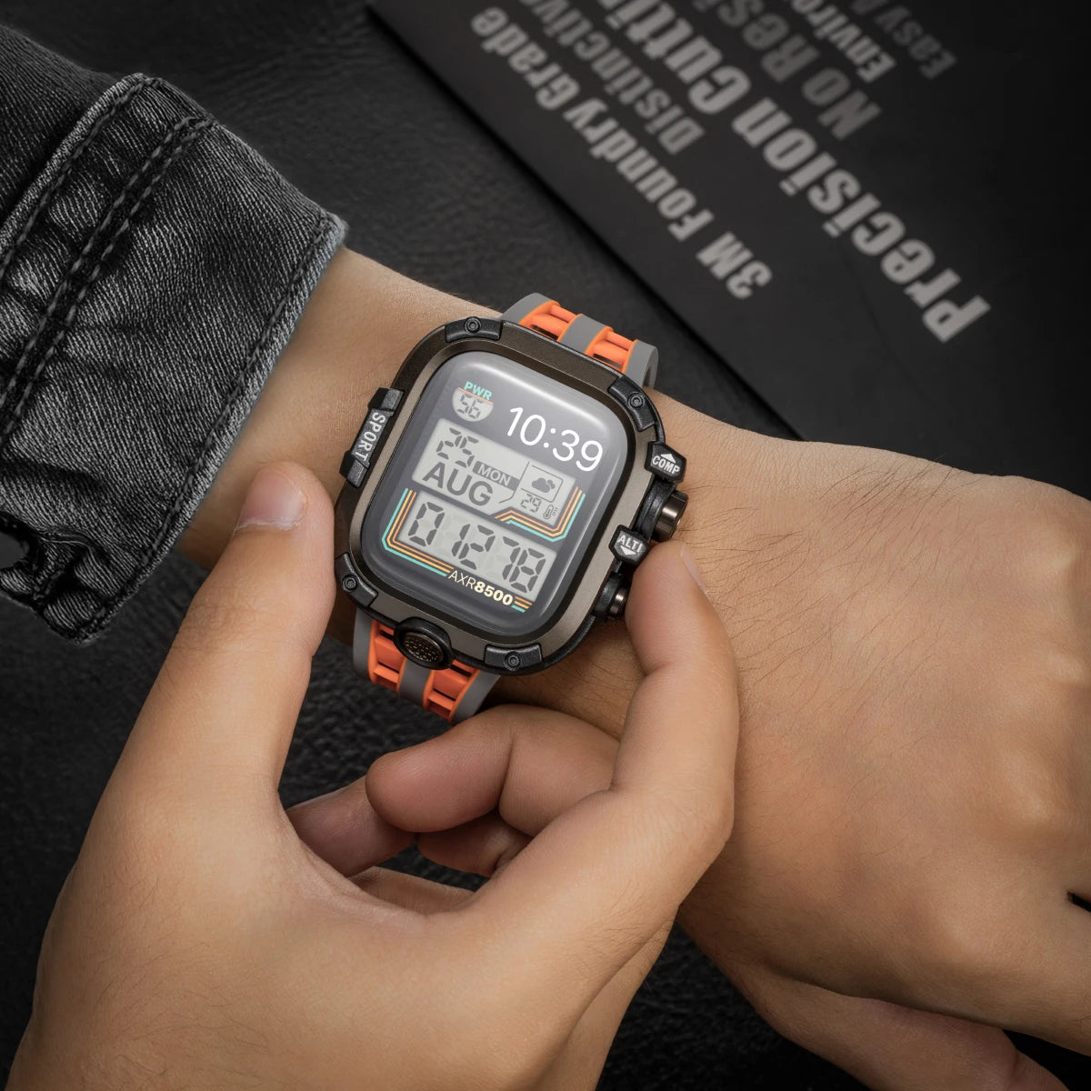 Durable Metal Bumper Frame for Apple Watch