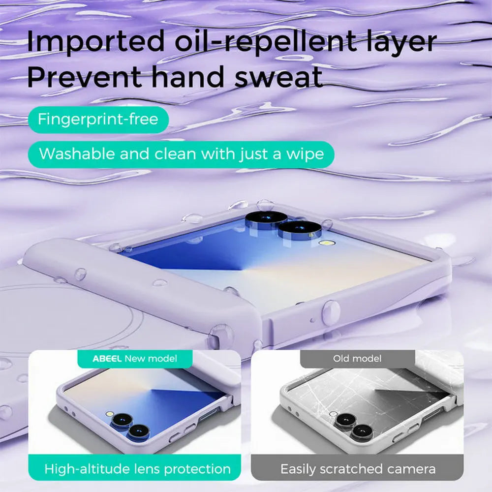 Four-Layer Shockproof Case with Magnetic Attachment for Samsung Galaxy Z Flip 8