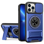 MagSafe Compatible Case for iPhone 16 Series with Rotating Ring and Camera Cover