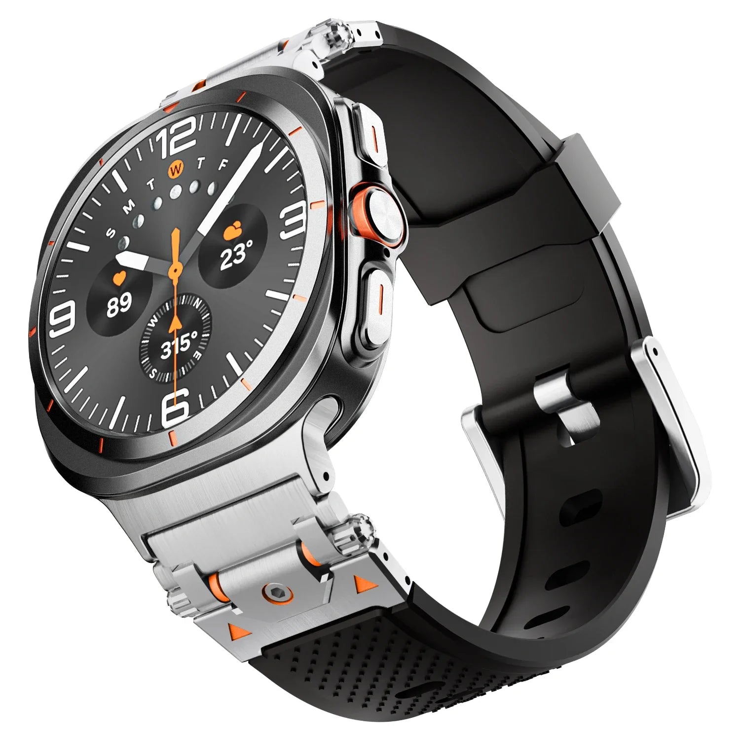 Rugged TPU Silicone Band for Samsung Galaxy Watch Ultra