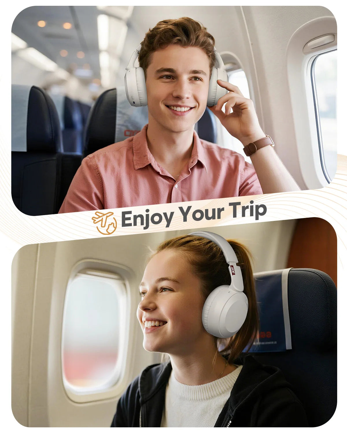 Acer OHR205 HiFi Stereo Wireless  Over-Ear Headphones