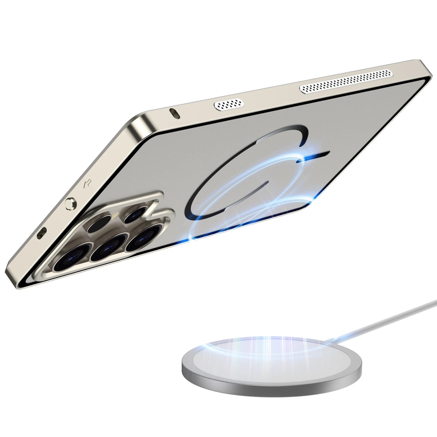 Slim Metal Frame Magnetic Case For Samsung Galaxy S24 Series