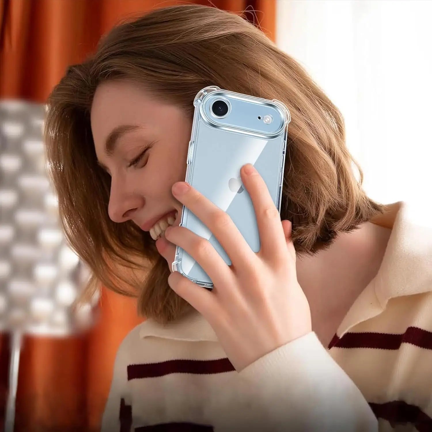 Ultra-Thin Transparent TPU Shockproof Case for iPhone Air