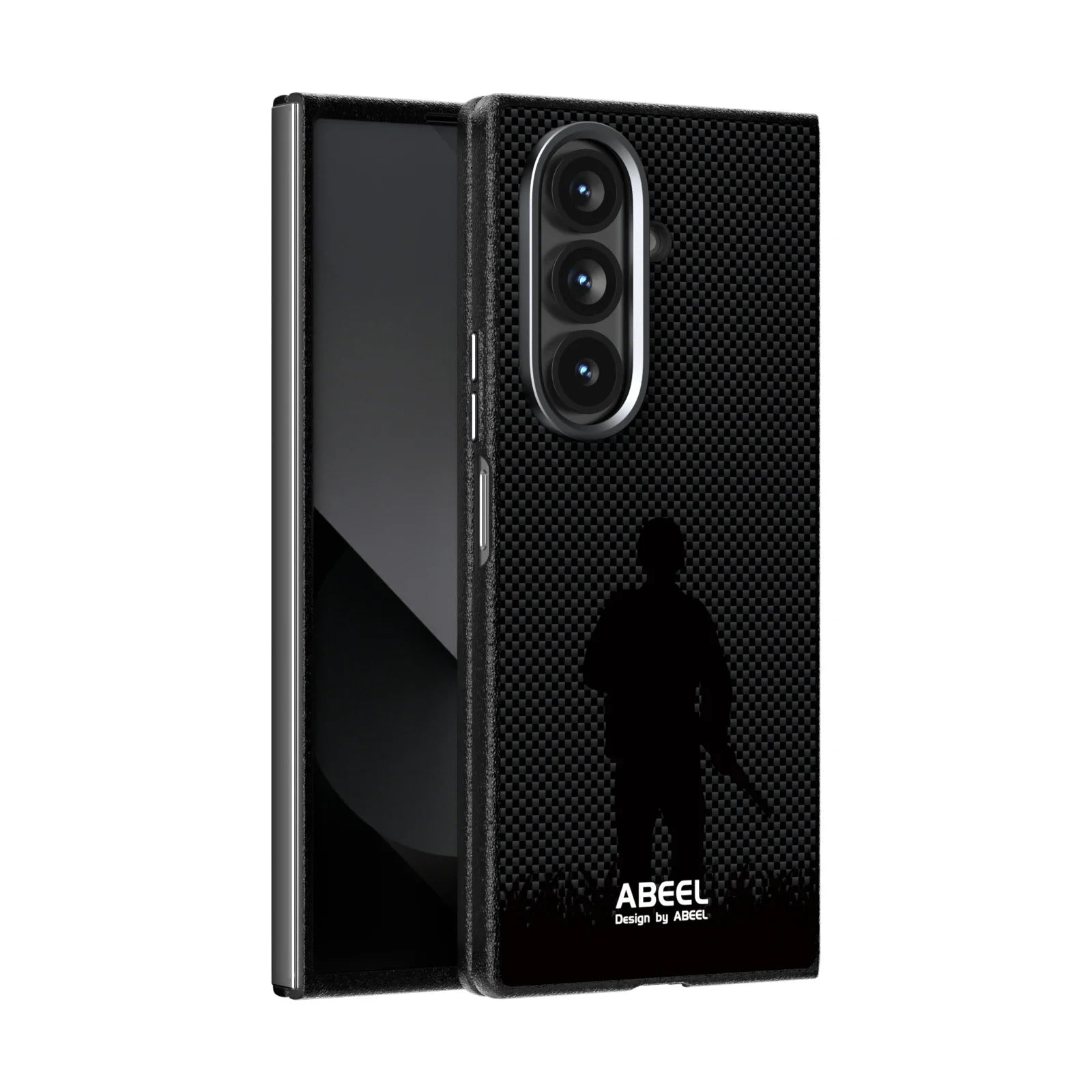 Shockproof Carbon Fiber Texture Magnetic Case for Samsung Galaxy Z Fold 7