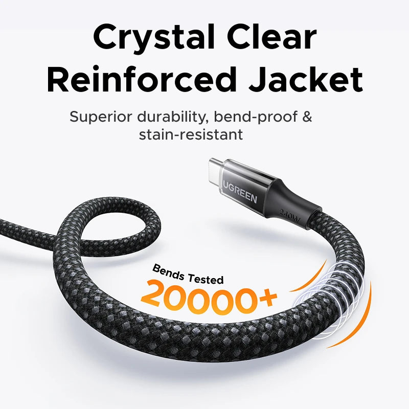 UGREEN PD3.1 240W USB-C Braided Charging Cable