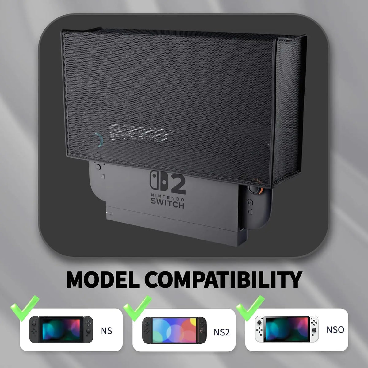 Breathable Mesh Dust Cover for Nintendo Switch 2