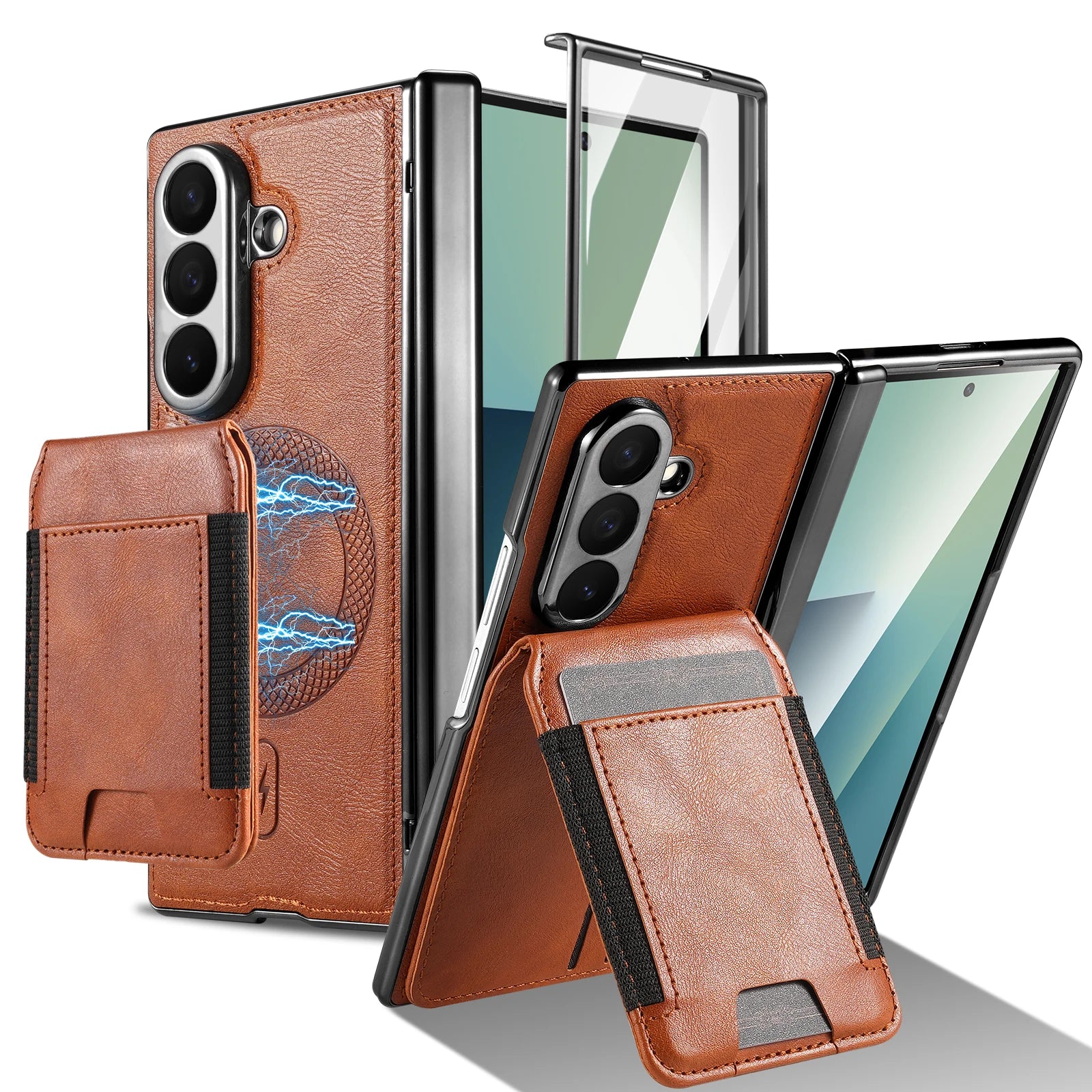 2-in-1 Detachable Magnetic Wallet Case for Samsung Galaxy Z Fold 6