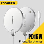 Essager 15W Fast Wireless Charging Pad with LED Display