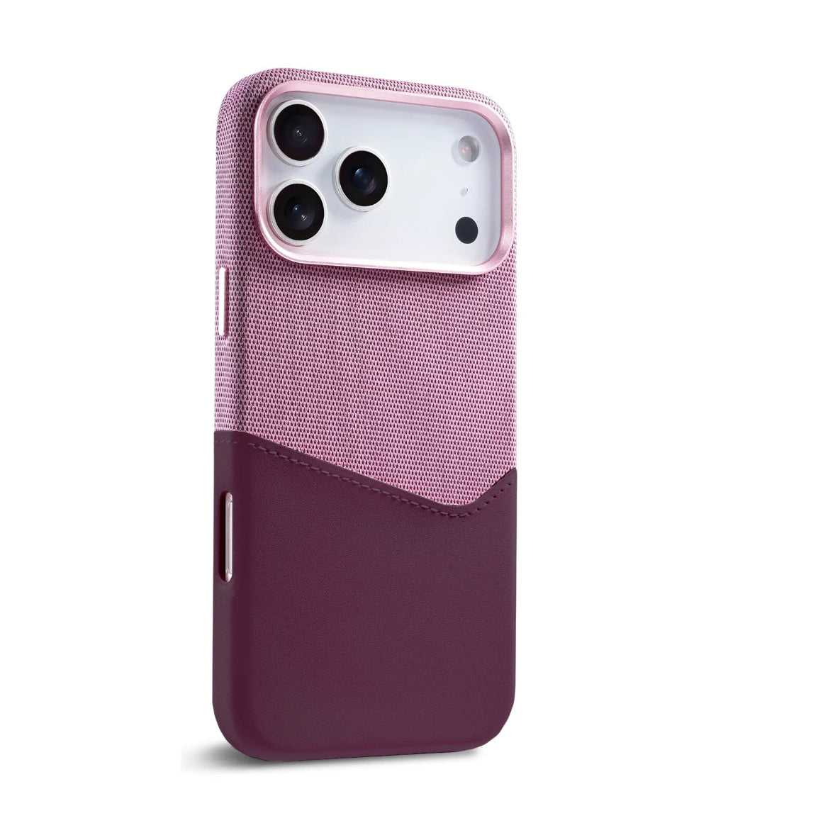 Slim Leather Card Holder Case with Raised Camera Lens Cover for iPhone 18 Series