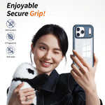 Hybrid Hard PC + TPU Transparent Shockproof Case for iPhone 17 Series