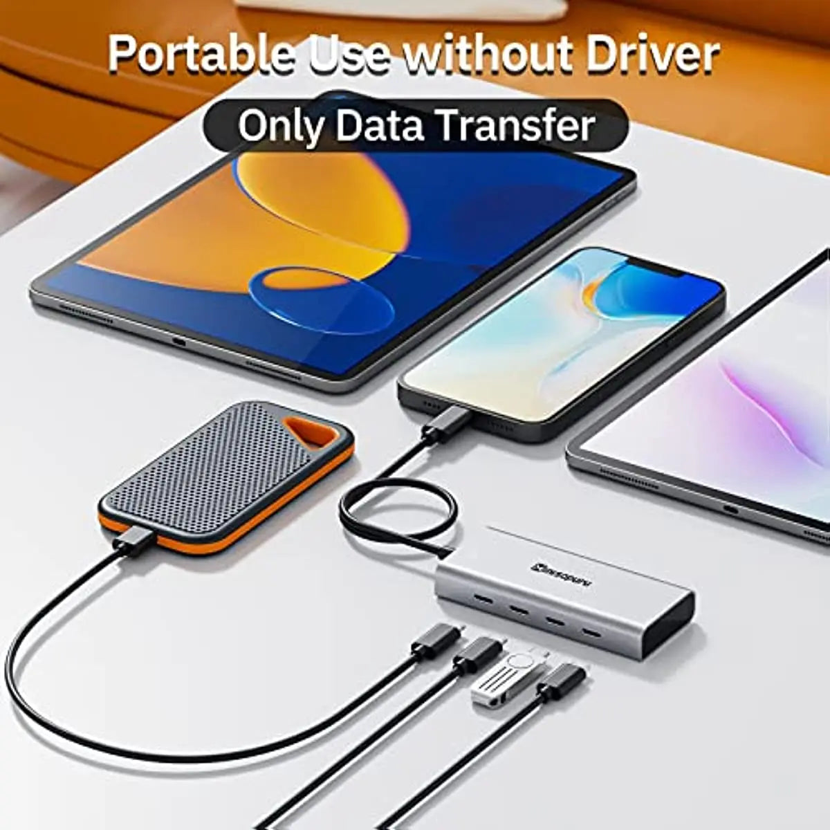 Minisopuru 4-Port USB 3.2 Gen1 Hub