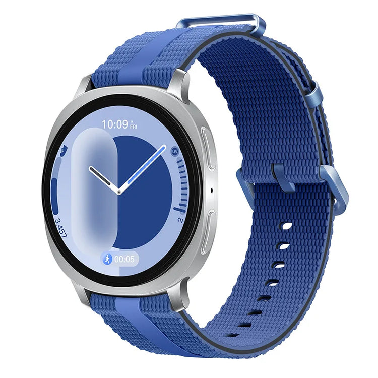 Waffle-Textured Silicone Watch Band with Pin Buckle for Samsung Galaxy Watch 9